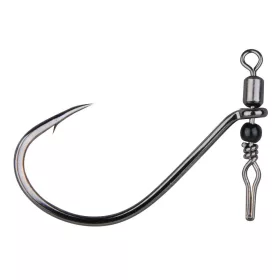   Gamakatsu Preda Swivel Shot Negru Cârlige #1 Cârlig Cu Vârtej