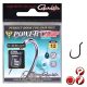 Gamakatsu Power Carp Hair Rigger Negru 14 10buc/pachet Cu ochi Cu barbă Cârlig de Feeder