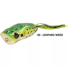   Rapture Popper Frog 6cm 15gr Leopard Iarbă Broască de cauciuc