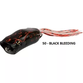  Rapture Popper Frog 6cm 15gr Black Bleeding Broască de cauciuc