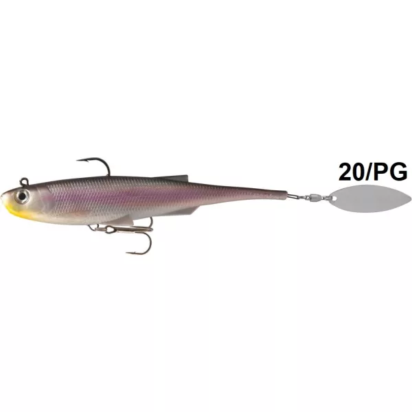 Rapture Mad Spintail Shad 10cm PG Pește de cauciuc