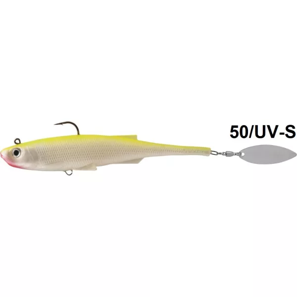 Rapture Mad Spintail Shad 10cm UV-S Nalucă de cauciuc