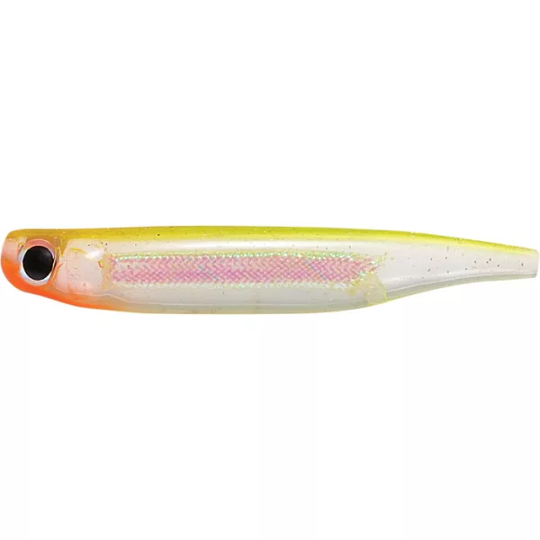 Rapture Power Minnow cu coadă bifurcată 7,5cm Clown Cht Momeală din plastic 6 buc