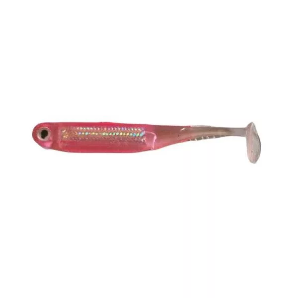 Rapture Mini Minnow Shad Tail 4,5cm pink Shiner Momeală din cauciuc moale 6 buc