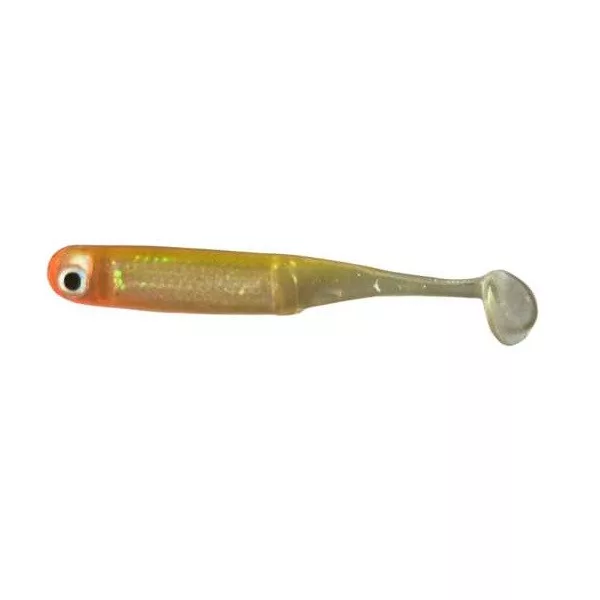 Rapture Mini Minnow Shad Tail 4,5cm Clown Chart Momeală din cauciuc moale 6 buc