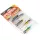 Rapture Power Minnow Set Coadă de Shad Apă limpede 7,5cm 5gr Momeală din cauciuc moale 4 buc