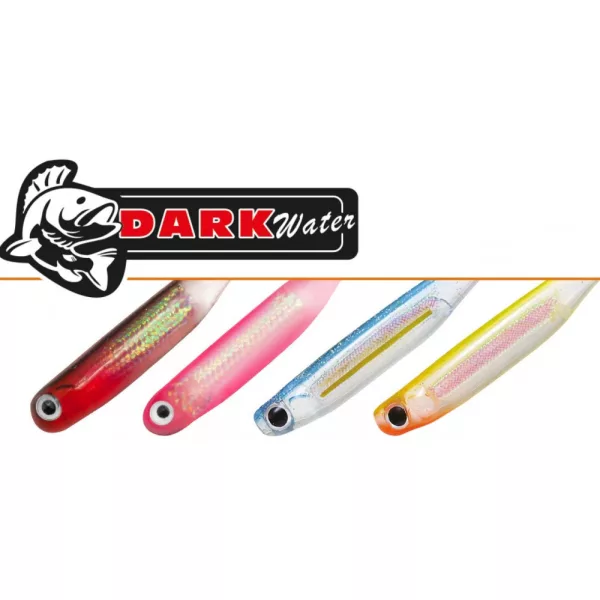 Rapture Power Minnow Apă Întunecată set 7,5cm 5gr Momeală din cauciuc moale 4 buc