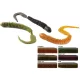 Rapture W. Ribbed Curly Tail 10cm Watermelon Momeală din cauciuc moale 10db