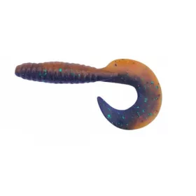   Rapture Fun Tail Grub 6,5cm Black Pumpkin Naluci Plastic 10buc