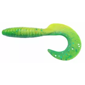 Rapture Fun Tail Grub 8,5cm Green Lime Naluci Plastic 10buc