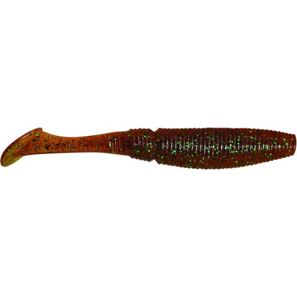 Rapture W. Power Shad 13cm Pumpkin Momeală din cauciuc moale 4 buc.
