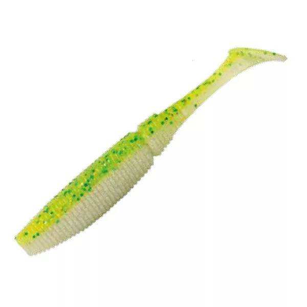 Rapture Power Shad Dual 7,5cm Mentă Măr Nalucă din cauciuc moale 15 buc