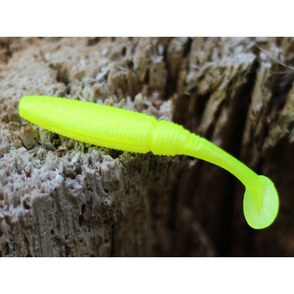 Rapture Power Shad Dual 7.5cm Galben Neon Nalucă din plastic 15 buc