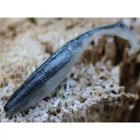   Rapture Power Shad Dual 10cm Negru Argintiu Momeală din plastic 8 buc
