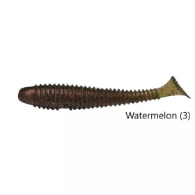   Rapture Ribbed Swing Shad 7cm Pepene Verde Momeală din Plastic 12 buc