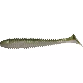   Rapture Ribbed Swing Shad 7cm Pepene Verde-Perlat Momeală din Plastic 12 buc