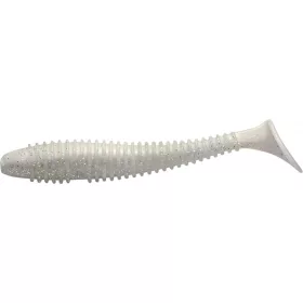   Rapture Ribbed Swing Shad 7cm Alb Fantomă Momeală din Plastic 12 buc