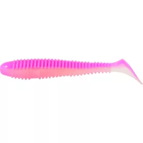   Rapture Ribbed Swing Shad 4cm Pink Shake Momeală Plastic 14 buc