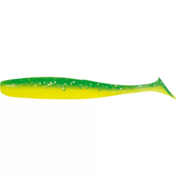 Rapture Xciter Shad 10cm Galben Limetă Nalucă Plastică 7 buc.