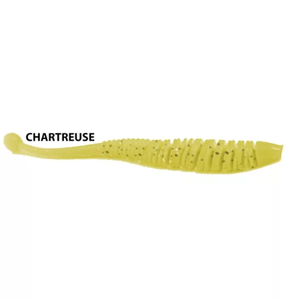Rapture Evoke Worm 6cm Chartreuse Naluci Plastic 12buc