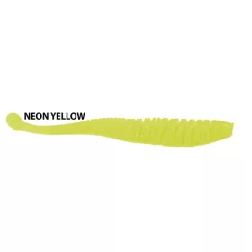 Rapture Evoke Worm 6cm Neon Yellow Naluci Plastic 12buc