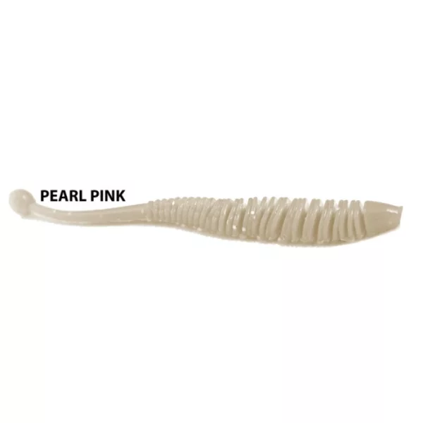Rapture Evoke Worm 10cm Pearl Pink Momeală de plastic 8 buc