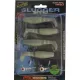 Rapture Slugger Shad Set 7,5cm Glowing 4+2buc Set de Naluci