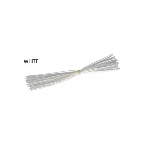 Rapture Spare Skirt Spinner & Jig White Fustă de cauciuc Naluci Plastic