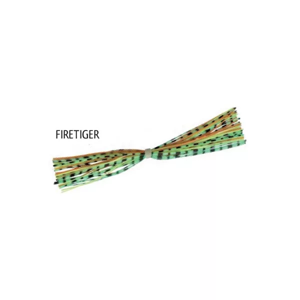 Rapture Spare Skirt Spinner & Jig Firetiger Fustă de cauciuc Naluci Plastic