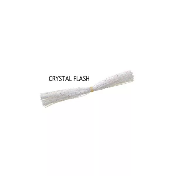 Rapture Spare Skirt Spinner & Jig Crystal Flash Fustă de cauciuc Naluci Plastic