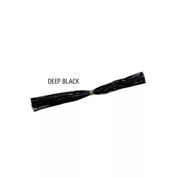 Rapture Spare Skirt Spinner & Jig Deep Black Fustă de cauciuc Naluci Plastic