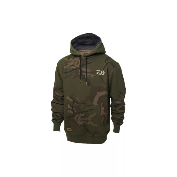 Daiwa Carp Camo Green Kapucnis Pulóver 3XL