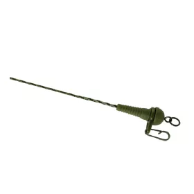   K-Karp DT Sleeve Rig 90cm Forfac cu Plumb încorporat Maro cu Agrafă de Siguranță 2buc