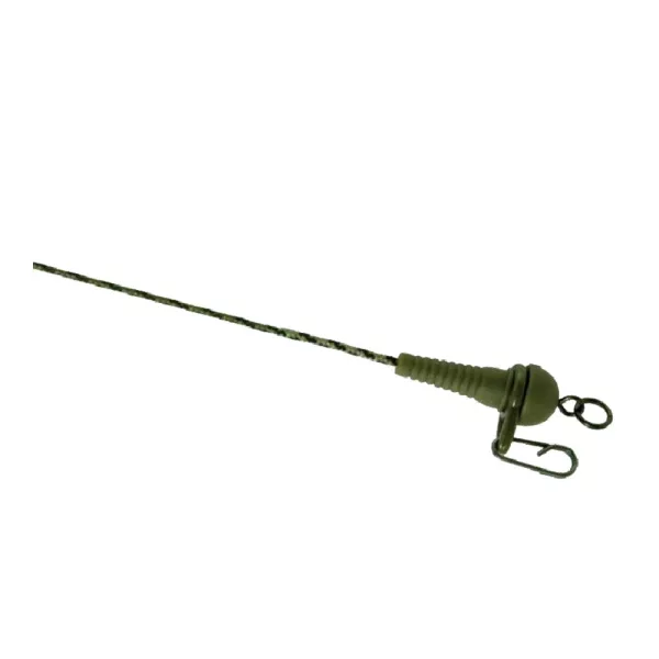 K-Karp DT Sleeve Rig 90cm Forfac cu Plumb încorporat Maro cu Agrafă de Siguranță 2buc