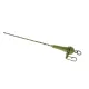 K-Karp DT Sleeve Rig 90cm Forfac verde cu inserție de plumb și agrafă de siguranță 2buc