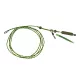 K-Karp DT Heli Rig 90cm Forfac verde cu inserție de plumb și agrafă de siguranță 2buc