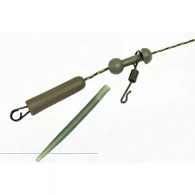   K-Karp DT Chod Rig 90cm Lider cu plumb verde și agrafă de siguranță 2 buc
