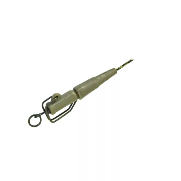 K-Karp DT XTR GTD Clip 90cm Lider cu plumb verde și agrafă de siguranță 2 buc