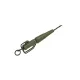 K-Karp DT XTR GTD Clip 90cm Lider cu plumb maro și agrafă de siguranță 2 buc