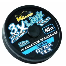 K-Karp Dyna Tex 3X-Link 20m 35lb Camou Fir de forfac