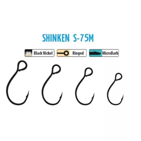   Trabucco Shinken Hooks S-75M BN #6 Cârlig pentru Wobblere 10 buc