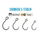 Trabucco Shinken Hooks S-55BLM BN #6 Cârlig fără barbă pentru pești răpitori 10 buc