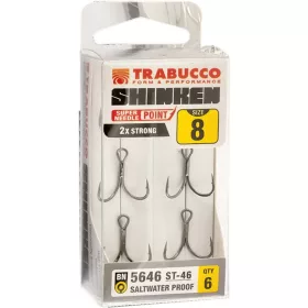 Trabucco Shinken ST-46 BN #6 Cârlig Triplu 6 buc