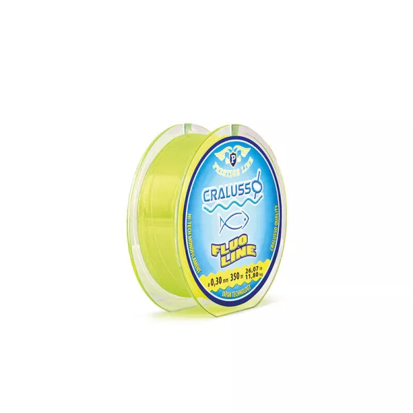 Cralusso - Prestige Fluo Galben 350m - Fir principal - Fir monofilament - 0,25mm