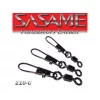 Sasame Black Nikkel 2 Extra Erős Hordós Forgó Biztonsági Kapoccsal 4db