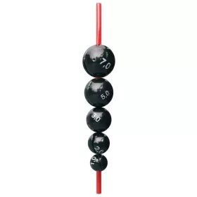   Cralusso - Plumb rotund centralizat cu tub protector 5buc/pachet - Plumb rotund - 12gr