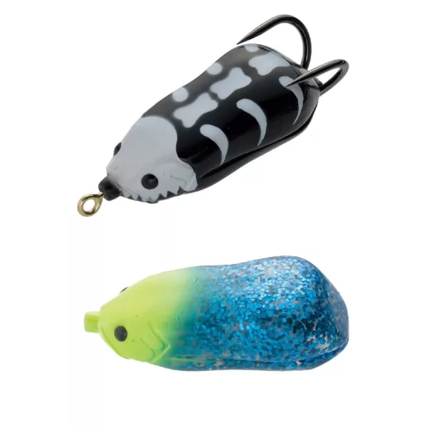 Tiemco Vajra Frog HSP-55 Hooking Special 5,5cm 16,5gr 18 Yellow Head/Blue Glitter Béka Utánzat