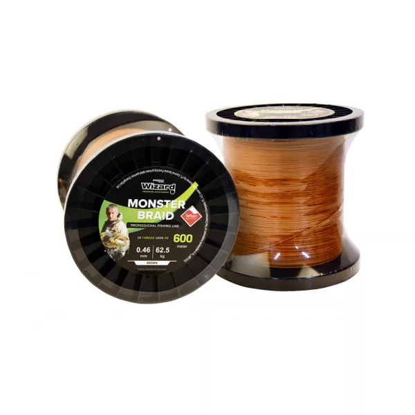 Wizard 12X Monster Braid 600m 0.46mm Fir principal monofilament