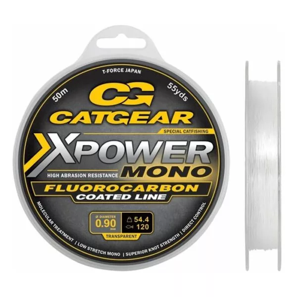 Catgear Xpower Mono Leader FC 50m 160lb Fir Monofil pentru Forfac