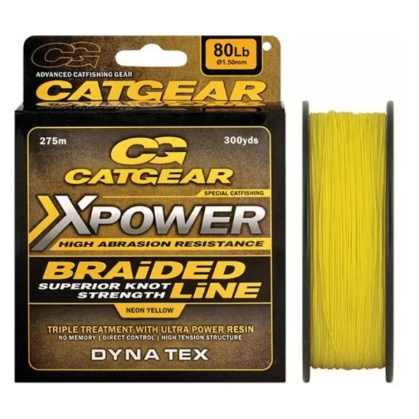 Catgear XPower Braided 275m 0,38mm Fir Împletit Principal